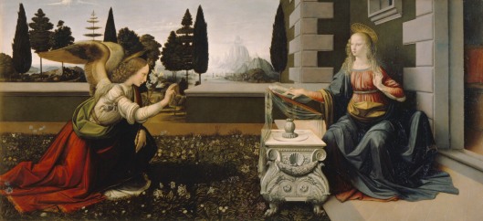 Annunciation, Da Vinci